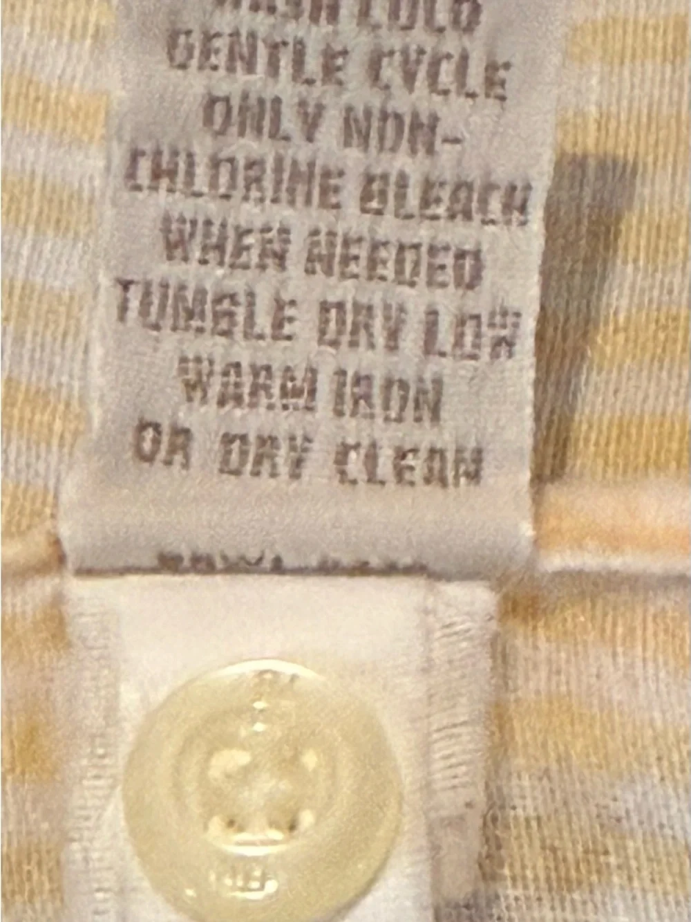 BANANA REPUBLIC 100% Linen Striped Button-Down Shirt